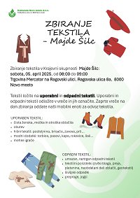 Plakat_Zbiranje odpadnega tekstila