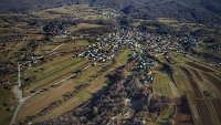 Gabrje, letalski posnetek
