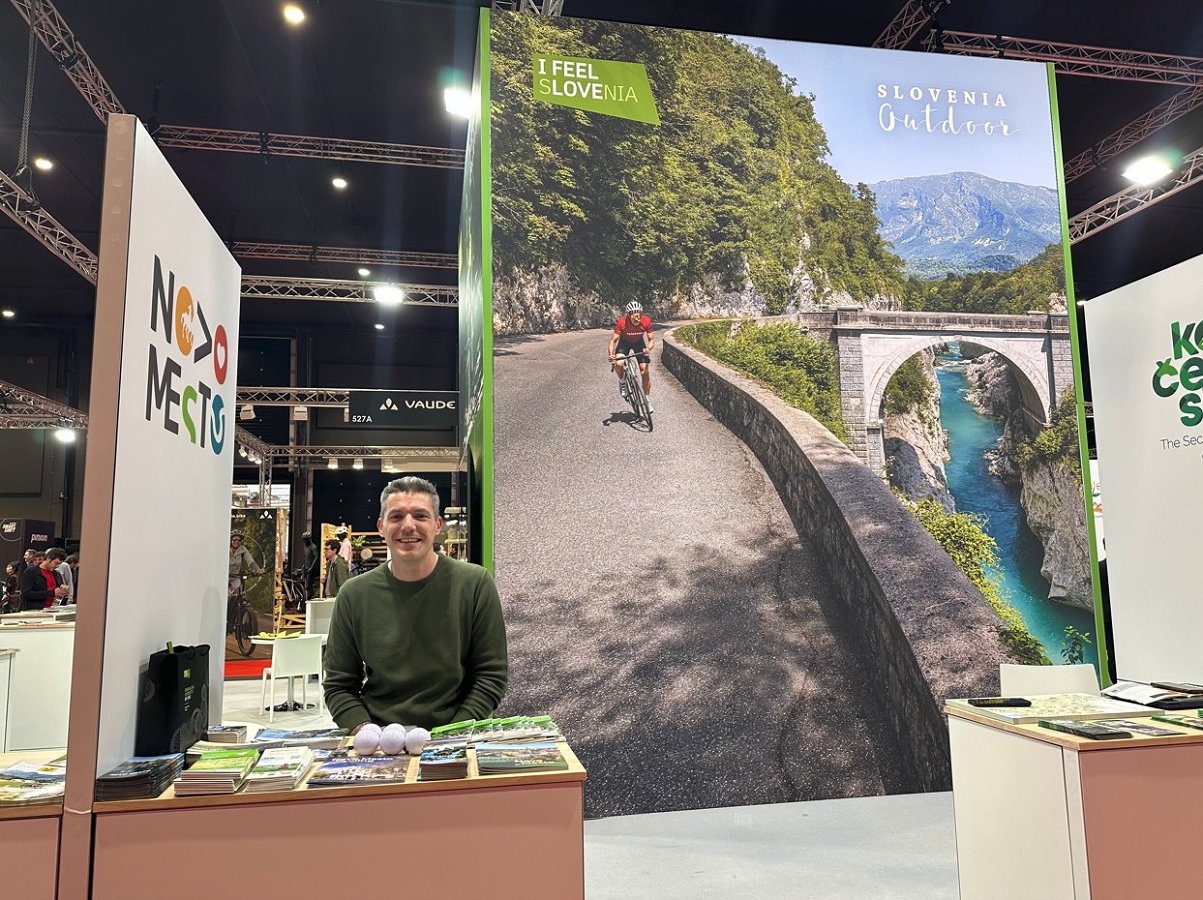 predstavnik Novega mesta na sejmu