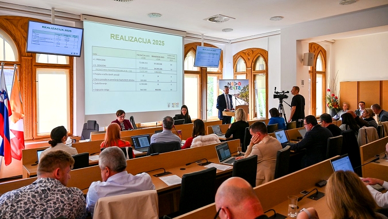  Potrjen rebalans proračuna Mestne občine Novo mesto za 2026