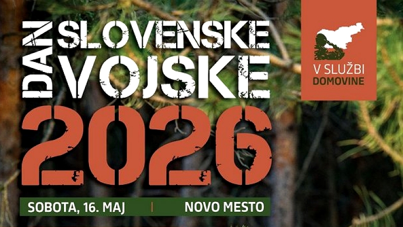 Dan Slovenske vojske 2026 v Novem mestu.