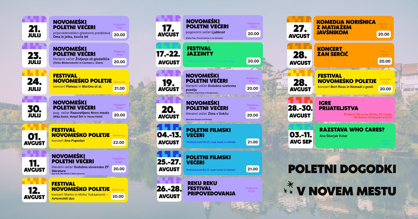 POLETNI DOGODKI banner za spletno stran Vabljeni na številne poletne dogodke v mesto