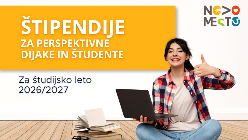 Plakat za štipendiranje mladih Perspektivni dijaki in študenti lahko pridobijo štipendijo občine