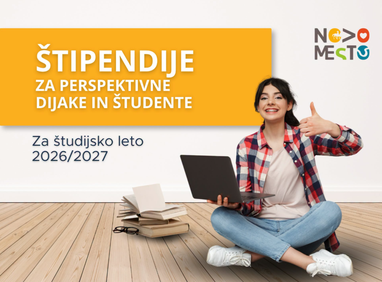 Plakat za štipendiranje mladih Perspektivni dijaki in študenti lahko pridobijo štipendijo občine