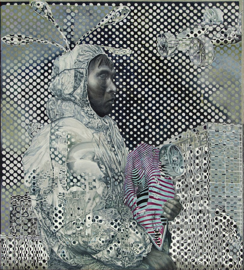 Uroš Weinberger, Disclosure, 2026, olje na platnu, 200 x 180 cm