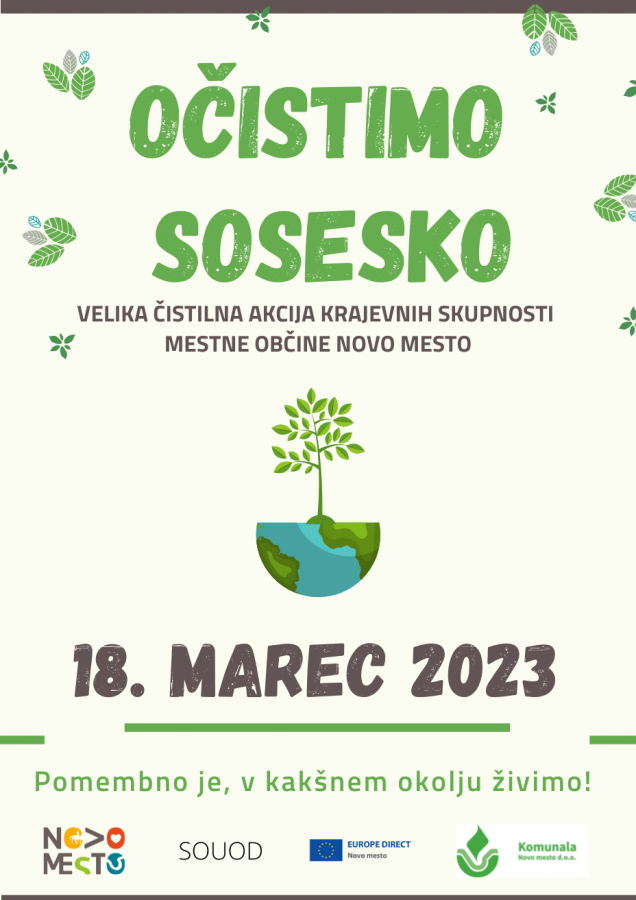 Očistimo sosesko - plakat