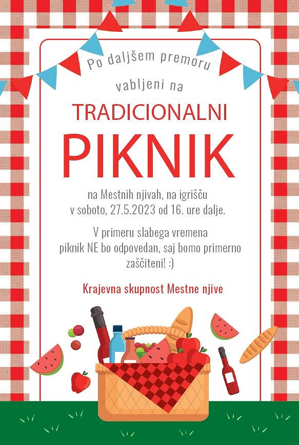 vabilo na piknik